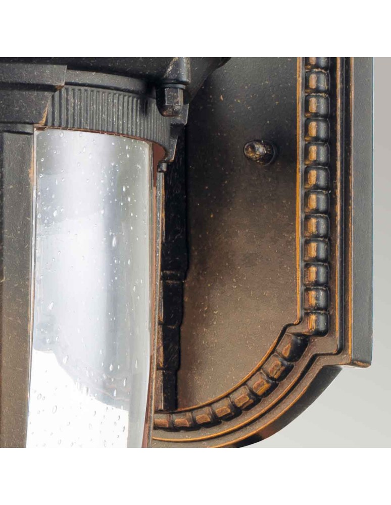 Elstead Lighting Średnia latarnia naścienna Cleveland - 1 źródło światła IP44 CL2-M