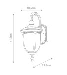 Elstead Lighting Mała latarnia naścienna Cleveland - 1 źródło światła IP44 CL2-S Elstead Lighting Mała latarnia naścienna Cleveland - 1 źródło światła IP44 CL2-S
