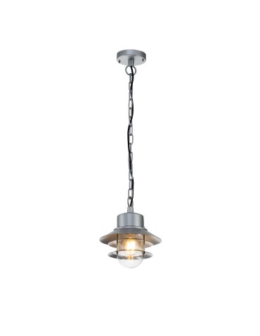 Elstead Lighting Latarnia wisząca Copenhagen - 1 źródło światła - Srebrna IP44 COPENHAGEN8-SIL