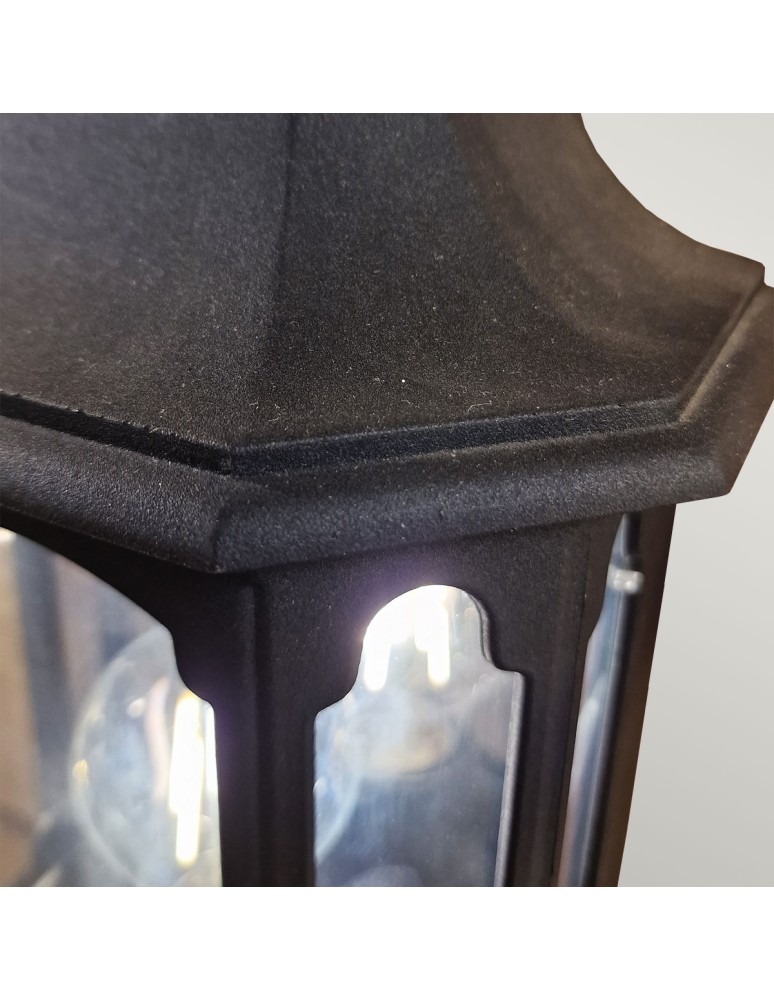 Kinkiety zewnętrzne - Elstead Lighting Latarnia naścienna Chapel - 1 źródło światła IP44 CP7-BLACK - product kolory-swiatla.pl 2