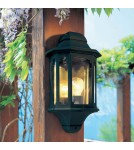 Kinkiety zewnętrzne - Elstead Lighting Latarnia naścienna Chapel - 1 źródło światła IP44 CP7-BLACK - product 5