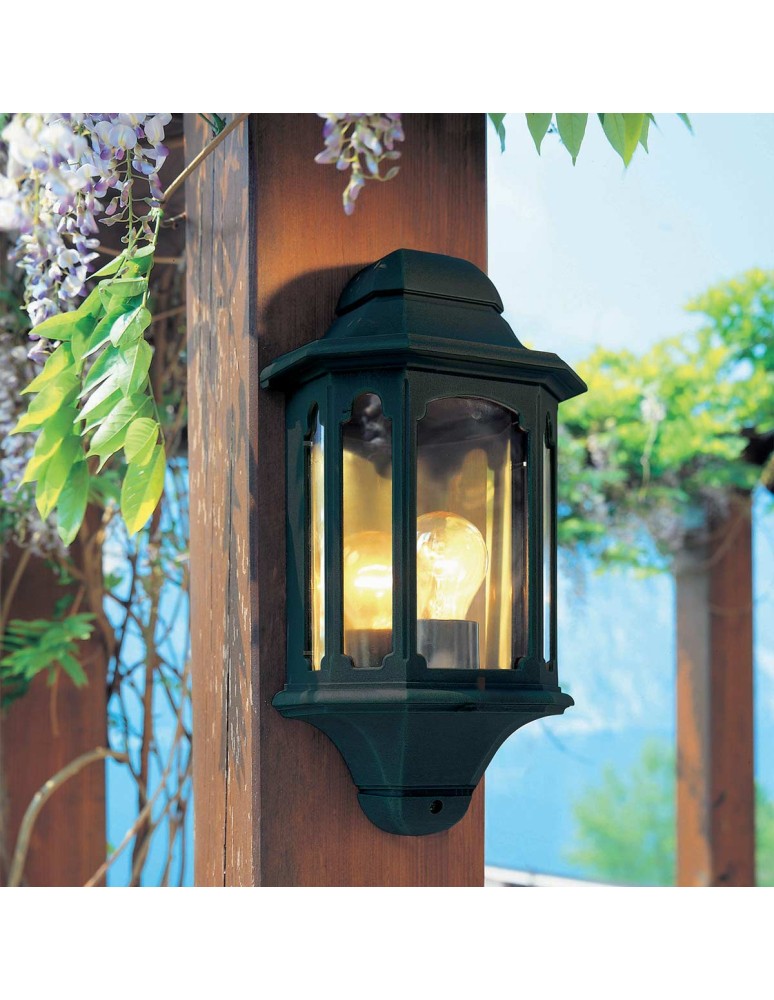 Kinkiety zewnętrzne - Elstead Lighting Latarnia naścienna Chapel - 1 źródło światła IP44 CP7-BLACK - product kolory-swiatla.pl 5