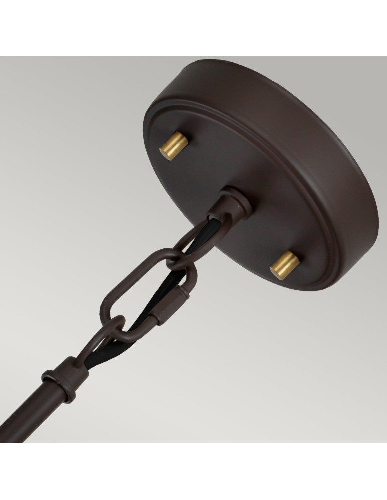 Elstead Lighting Lampa wisząca Corona - 2 źródła światła - Stary brąz / Stary mosiądz DL-CORONA-2P-BAB Elstead Lighting Lampa wisząca Corona - 2 źródła światła - Stary brąz / Stary mosiądz DL-CORONA-2P-BAB