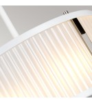Elstead Lighting Lampa wisząca Corona - 2 źródła światła - Satynowa biel / Polerowany nikiel DL-CORONA-2P-WPN Elstead Lighting Lampa wisząca Corona - 2 źródła światła - Satynowa biel / Polerowany nikiel DL-CORONA-2P-WPN