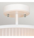 Elstead Lighting Lampa wisząca Corona - 2 źródła światła - Satynowa biel / Polerowany nikiel DL-CORONA-2P-WPN Elstead Lighting Lampa wisząca Corona - 2 źródła światła - Satynowa biel / Polerowany nikiel DL-CORONA-2P-WPN