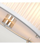 Elstead Lighting Lampa wisząca Corona - 2 źródła światła - Satynowa biel / Polerowany nikiel DL-CORONA-2P-WPN Elstead Lighting Lampa wisząca Corona - 2 źródła światła - Satynowa biel / Polerowany nikiel DL-CORONA-2P-WPN