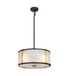 Elstead Lighting Lampa wisząca Corona - 3 źródła światła - Stary brąz / Stary mosiądz DL-CORONA-3P-BAB Elstead Lighting Lampa wisząca Corona - 3 źródła światła - Stary brąz / Stary mosiądz DL-CORONA-3P-BAB
