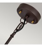 Elstead Lighting Lampa wisząca Corona - 3 źródła światła - Stary brąz / Stary mosiądz DL-CORONA-3P-BAB Elstead Lighting Lampa wisząca Corona - 3 źródła światła - Stary brąz / Stary mosiądz DL-CORONA-3P-BAB