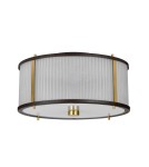 Elstead Lighting Lampa wisząca Corona - 3 źródła światła - Stary brąz / Stary mosiądz DL-CORONA-3P-BAB Elstead Lighting Lampa wisząca Corona - 3 źródła światła - Stary brąz / Stary mosiądz DL-CORONA-3P-BAB