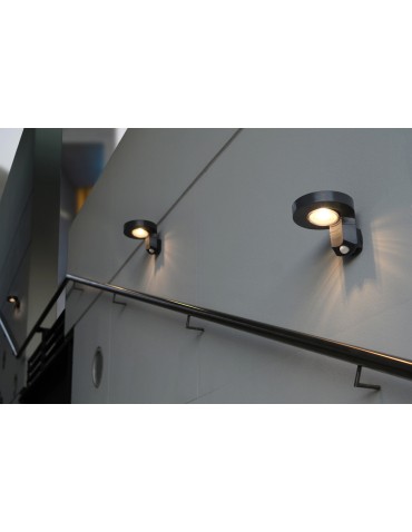 Lutec DISO - CZUJNIK RUCHU Ścienna LED Szary 6906702335 - produkt 2