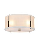 Elstead Lighting Lampa wisząca Corona - 3 źródła światła - Satynowa biel / Polerowany nikiel DL-CORONA-3P-WPN Elstead Lighting Lampa wisząca Corona - 3 źródła światła - Satynowa biel / Polerowany nikiel DL-CORONA-3P-WPN