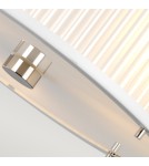Elstead Lighting Lampa wisząca Corona - 3 źródła światła - Satynowa biel / Polerowany nikiel DL-CORONA-3P-WPN Elstead Lighting Lampa wisząca Corona - 3 źródła światła - Satynowa biel / Polerowany nikiel DL-CORONA-3P-WPN