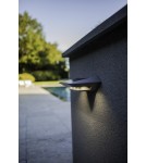 Lampy solarne - Lutec GHOST - CZUJNIK RUCHU Ścienna LED Srebrnoszary 6901401337 - produkt 2