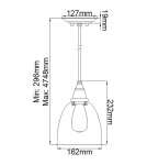 Elstead Lighting Mała lampa wisząca Matrimonio - 1 źródło światła DL-MATRIMONIO1MP Elstead Lighting Mała lampa wisząca Matrimonio - 1 źródło światła DL-MATRIMONIO1MP