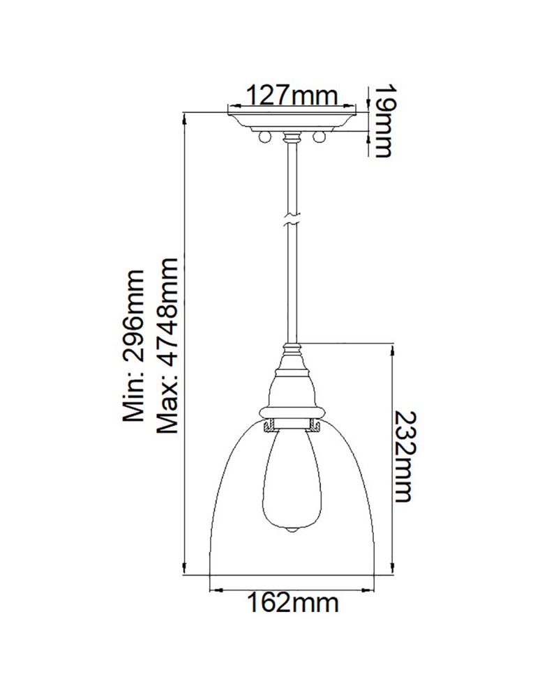 Elstead Lighting Mała lampa wisząca Matrimonio - 1 źródło światła DL-MATRIMONIO1MP Elstead Lighting Mała lampa wisząca Matrimonio - 1 źródło światła DL-MATRIMONIO1MP