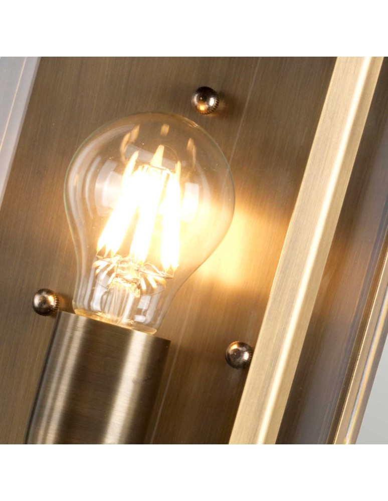 Kinkiety zewnętrzne - Elstead Lighting Latarnia naścienna Downing Street - 1 źródło światła IP44 DOWNING-STREET - product kolory-swiatla.pl 3