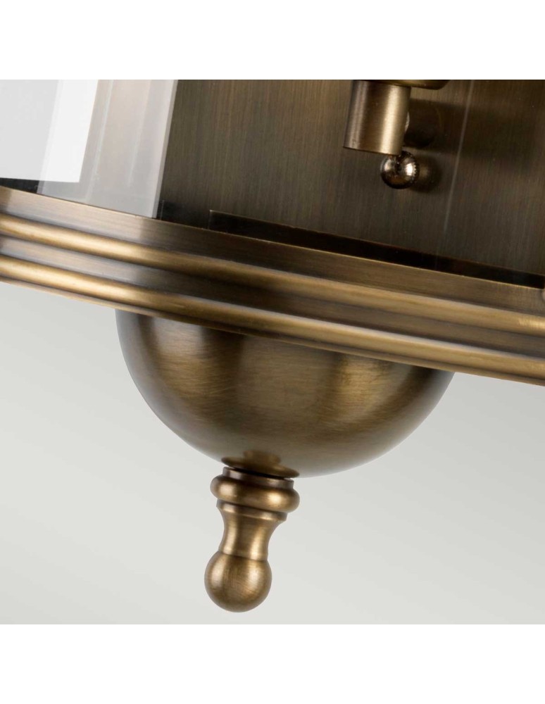 Kinkiety zewnętrzne - Elstead Lighting Latarnia naścienna Downing Street - 1 źródło światła IP44 DOWNING-STREET - product kolory-swiatla.pl 4