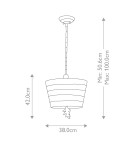Lampy wiszące - Elstead Lighting Lampa wisząca South Beach - 1 źródło światła FB-SOUTHBEACH-P - product 6