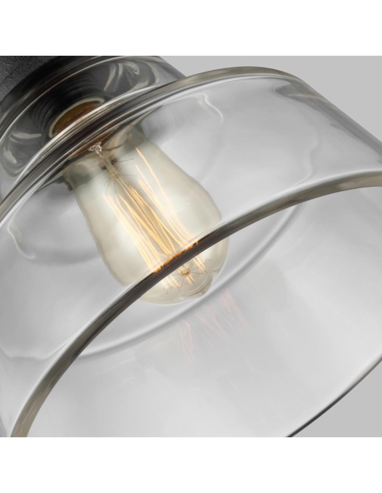 Elstead Lighting Lampa wisząca Baskin - 1 źródło światła - Postarzany mosiądz / Ciemny postarzany cynk FE-BASKIN-P-A-BR Elstead Lighting Lampa wisząca Baskin - 1 źródło światła - Postarzany mosiądz / Ciemny postarzany cynk FE-BASKIN-P-A-BR