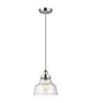 Elstead Lighting Lampa wisząca Baskin - 1 źródło światła - Polerowany nikiel FE-BASKIN-P-A-PN Elstead Lighting Lampa wisząca Baskin - 1 źródło światła - Polerowany nikiel FE-BASKIN-P-A-PN