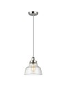 Elstead Lighting Lampa wisząca Baskin - 1 źródło światła - Polerowany nikiel FE-BASKIN-P-A-PN Elstead Lighting Lampa wisząca Baskin - 1 źródło światła - Polerowany nikiel FE-BASKIN-P-A-PN