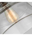 Elstead Lighting Lampa wisząca Baskin - 1 źródło światła - Polerowany nikiel FE-BASKIN-P-A-PN Elstead Lighting Lampa wisząca Baskin - 1 źródło światła - Polerowany nikiel FE-BASKIN-P-A-PN