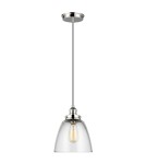 Elstead Lighting Lampa wisząca Baskin - 1 źródło światła - Polerowany nikiel FE-BASKIN-P-B-PN Elstead Lighting Lampa wisząca Baskin - 1 źródło światła - Polerowany nikiel FE-BASKIN-P-B-PN