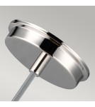 Elstead Lighting Lampa wisząca Baskin - 1 źródło światła - Polerowany nikiel FE-BASKIN-P-B-PN Elstead Lighting Lampa wisząca Baskin - 1 źródło światła - Polerowany nikiel FE-BASKIN-P-B-PN
