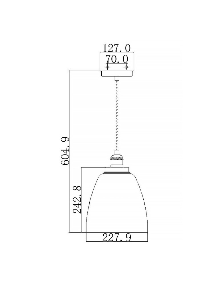 Elstead Lighting Lampa wisząca Baskin - 1 źródło światła - Polerowany nikiel FE-BASKIN-P-B-PN Elstead Lighting Lampa wisząca Baskin - 1 źródło światła - Polerowany nikiel FE-BASKIN-P-B-PN