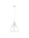 Elstead Lighting Średnia lampa wisząca LED Brynne - Matowa biel / Chrom FE-BRYNNE-P-FWH Elstead Lighting Średnia lampa wisząca LED Brynne - Matowa biel / Chrom FE-BRYNNE-P-FWH