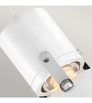 Elstead Lighting Średnia lampa wisząca LED Brynne - Matowa biel / Chrom FE-BRYNNE-P-FWH Elstead Lighting Średnia lampa wisząca LED Brynne - Matowa biel / Chrom FE-BRYNNE-P-FWH