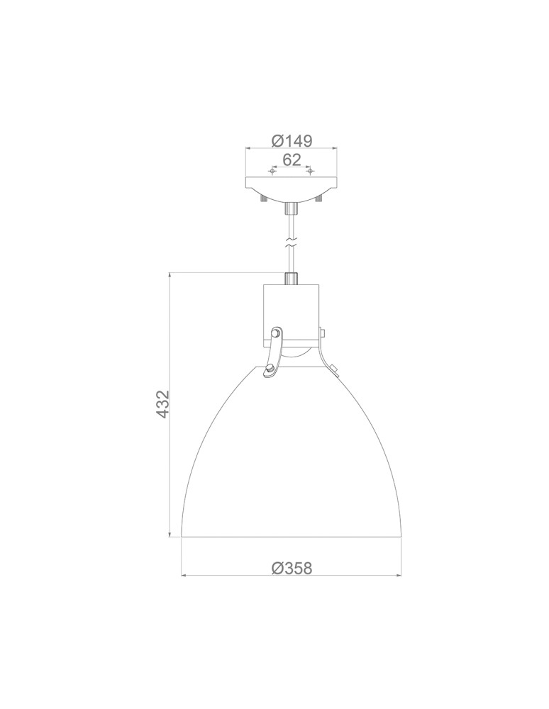 Elstead Lighting Średnia lampa wisząca LED Brynne - Matowa biel / Chrom FE-BRYNNE-P-FWH Elstead Lighting Średnia lampa wisząca LED Brynne - Matowa biel / Chrom FE-BRYNNE-P-FWH