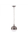 Elstead Lighting Mała lampa wisząca Cadence - 1 źródło światła - Polerowany nikiel / Szczotkowana stal FE-CADENCE-1P-BS