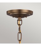 Elstead Lighting Mała lampa wisząca Cadence - 1 źródło światła - Ciemny antyczny mosiądz / Matowa czerń FE-CADENCE-1P-M Elstead Lighting Mała lampa wisząca Cadence - 1 źródło światła - Ciemny antyczny mosiądz / Matowa czerń FE-CADENCE-1P-M