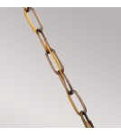 Elstead Lighting Mała lampa wisząca Cadence - 1 źródło światła - Ciemny antyczny mosiądz / Matowa czerń FE-CADENCE-1P-M Elstead Lighting Mała lampa wisząca Cadence - 1 źródło światła - Ciemny antyczny mosiądz / Matowa czerń FE-CADENCE-1P-M