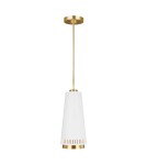 Lampy wiszące - Elstead Lighting Lampa wisząca Carter - 1 źródło światła - Matowa biel FE-CARTER-P-A-MW - product 1