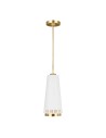 Elstead Lighting Lampa wisząca Carter - 1 źródło światła - Matowa biel FE-CARTER-P-A-MW