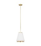 Lampy wiszące - Elstead Lighting Lampa wisząca Carter - 1 źródło światła - Matowa biel FE-CARTER-P-B-MW - product 1