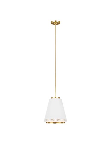Elstead Lighting Lampa wisząca Carter - 1 źródło światła - Matowa biel FE-CARTER-P-B-MW