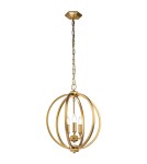 Lampy wiszące - Elstead Lighting Średnia lampa wisząca Corinne - 3 źródła światła - Oksydowany mosiądz FE-CORINNE-3P-M-BB - product 1
