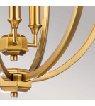 Lampy wiszące - Elstead Lighting Średnia lampa wisząca Corinne - 3 źródła światła - Oksydowany mosiądz FE-CORINNE-3P-M-BB - product 3