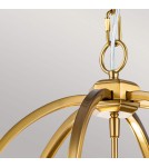 Lampy wiszące - Elstead Lighting Średnia lampa wisząca Corinne - 3 źródła światła - Oksydowany mosiądz FE-CORINNE-3P-M-BB - product 4