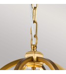Elstead Lighting Mała lampa wisząca Corinne - 3 źródła światła - Oksydowany mosiądz FE-CORINNE-3P-S-BB Elstead Lighting Mała lampa wisząca Corinne - 3 źródła światła - Oksydowany mosiądz FE-CORINNE-3P-S-BB