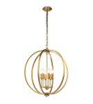 Elstead Lighting Lampa wisząca Corinne - 6 źródeł światła - Oksydowany mosiądz FE-CORINNE-6P-L-BB Elstead Lighting Lampa wisząca Corinne - 6 źródeł światła - Oksydowany mosiądz FE-CORINNE-6P-L-BB