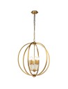 Elstead Lighting Lampa wisząca Corinne - 6 źródeł światła - Oksydowany mosiądz FE-CORINNE-6P-L-BB Elstead Lighting Lampa wisząca Corinne - 6 źródeł światła - Oksydowany mosiądz FE-CORINNE-6P-L-BB