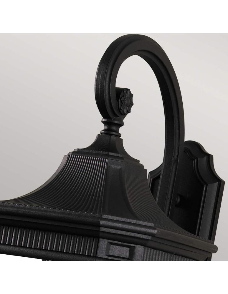 Kinkiety zewnętrzne - Elstead Lighting Duża latarnia naścienna Cotswold Lane - 3 źródła światła IP44 FE-COTSLN2-L-BK - product kolory-swiatla.pl 3