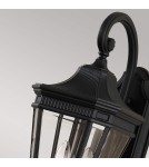 Kinkiety zewnętrzne - Elstead Lighting Średnia latarnia naścienna Cotswold Lane - 2 źródła światła IP44 FE-COTSLN2-M-BK - product 3