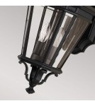 Kinkiety zewnętrzne - Elstead Lighting Średnia latarnia naścienna Cotswold Lane - 2 źródła światła IP44 FE-COTSLN2-M-BK - product 4