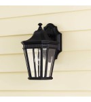 Kinkiety zewnętrzne - Elstead Lighting Mała latarnia naścienna Cotswold Lane - 1 źródło światła IP44 FE-COTSLN2-S-BK - product 2