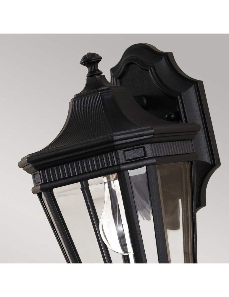 Elstead Lighting Mała latarnia naścienna Cotswold Lane - 1 źródło światła IP44 FE-COTSLN2-S-BK